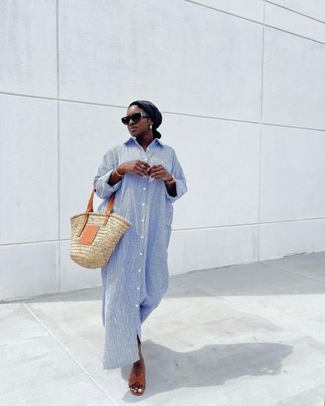 Summer Chic: Modest Outfits for Every Occasion - Style & Comfort Chic Modest Outfits, Modest Aesthetic, Thrift Board, Serene Garden, Modest Summer, Modest Summer Outfits, Beige Coat, Breezy Dress, Navy Skirt