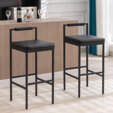 Amazon.com: ROCITY Linen Bar Stools Set of 2 Beige Bar Height Barstools with Metal Legs 30 Inch Industrial Counter Stools with Back Upholstered Stool Chair for Kitchen Island : Home & Kitchen Industrial Counter Stools, Chairs For Kitchen Island, Tall Bar, Counter Stools With Backs, Island Chairs, Tall Bar Stools, Stools For Kitchen Island, Leather Counter Stools, 30 Bar Stools