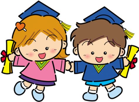 Kindergarten Graduation Programs, Kindergarden Graduation, Graduation Cartoon, Graduation Clip Art, Happy Graduation Day, Graduation Clipart, Color Worksheets For Preschool, Graduation Images, Kids Graduation