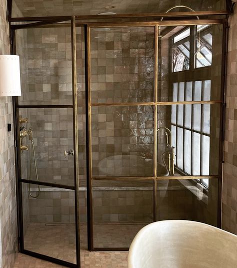 Ceiling Detail, Brass Shower, Reno Ideas, Design Del Prodotto, Dream House Interior, Humble Abode, Shower Door, Renovation Ideas, Dream House Decor