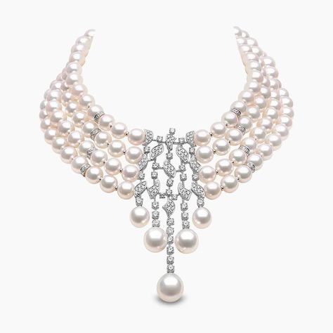 Henley – Yoko London Akoya Pearl Necklace, Pearl Necklace Designs, Pearl And Diamond Necklace, Solitaire Pendant Necklace, Pearl Jewellery, Yoko London, A Necklace, Pearl Choker, Royal Wedding