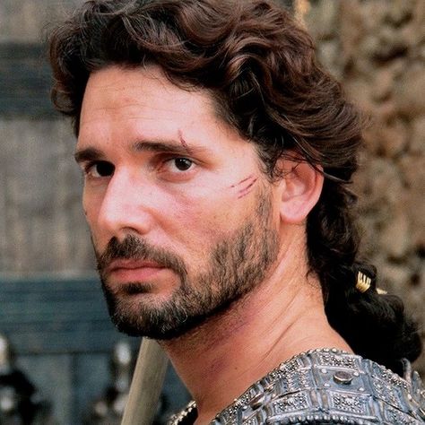 Hector Troy, Eric Bana, Greek Mythology Art, Work Hairstyles, Greek Myths, Classic Films, Beautiful People, The Voice, Gif