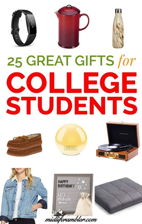 Looking for the best Christmas gift ideas for college students? This 2019 gift guide has 25 of the most popular gifts for college students. Tons of easy ideas for fun and useful gifts that your student is sure to love. Click here for all the ideas. #giftideas #giftguide #collegestudent #christmas2019 #giftguide2019 #midliferambler Christmas Gifts For College Students, College Guy Gifts, Gifts For College Boys, Student Holiday Gifts, College Student Gifts Christmas, Gifts For College Students, Easy Homemade Christmas Gifts, College Girl Gifts, Students Christmas