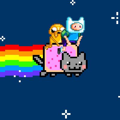 Adventure Time Gif, Adveture Time, Jesus Cartoon, Time God, Arte 8 Bits, 8bit Art, Finn The Human, Nyan Cat, Art Tumblr