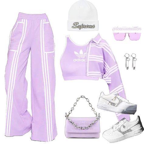 Instagram photo by @louiiisvuittton • May 26, 2019 at 2:17 PM Purple Outfit, Dance Outfits Practice, Preformance Outfits, Practice Outfits, Stage Outfit, Purple Outfits, Kpop Fashion Outfits, Really Cute Outfits, Girls Fashion Clothes