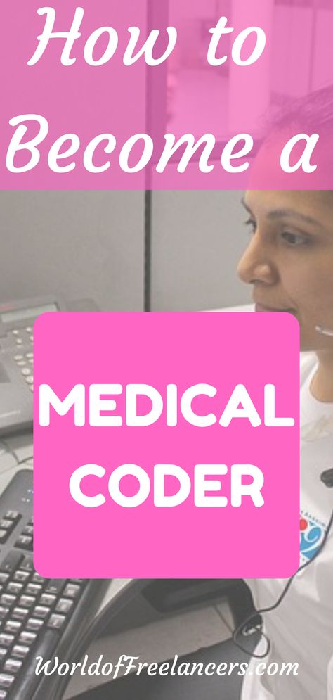 Want to learn how to become a medical coder? Read this post and learn how to make money at home in this awesome freelance job! Medical coders sometimes freelance and sometimes work for a company. They sometimes work in a medical office and sometimes have a medical coder home office. Read this post and learn about medical coder salary, medical coding classes, medical coding certification - all about the medical coder career! #medicalcoder #medicalcoderhomeoffice #WorldofFreelancers Medical Coding Aesthetic, Medical Coding For Beginners, Medical Coding Cheat Sheet, Medical Coding Humor, Medical Coding Classes, Medical Internship, Medical Writing, Medical Coding Jobs, Coding Jobs