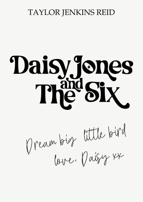 Daisy Jones And The Six Tattoo Ideas, Daisy Jones Tattoo, Daisy Jones And The Six Tattoo, Daisy Jones And The Six Aesthetic, Daisy Jones Aesthetic, Jones Aesthetic, Taylor Jenkins Reid, Daisy Jones And The Six, Daisy Jones