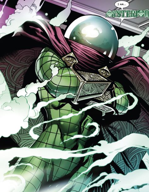 Mysterio Quentin Beck, Mysterio Marvel, Symbiote Spider Man, Comic Villains, Greatest Villains, Marvel Villains, Spider Man 2, Marvel Comic Universe, Marvel Comics Art