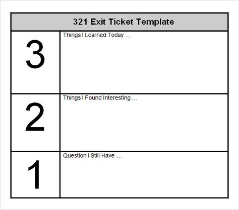 Meta Cognition, Template Tiket, Exit Tickets Template, Visible Thinking, Assessment For Learning, Exit Slips, Writing Rubric, Exit Tickets, Paragraph Writing