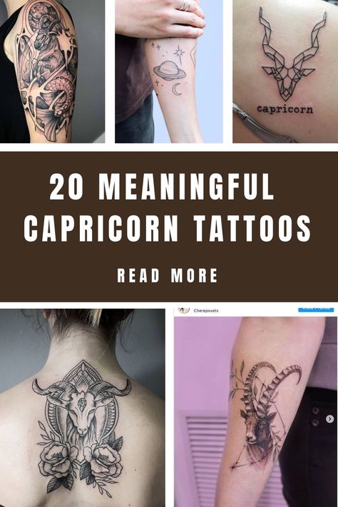 As the Sagittarius season ends and the Capricorn horns appear, it’s time to embrace the sea goat in all its glory. That… Sagittarius And Capricorn Tattoo Together, Capricorn Forearm Tattoo, Capricorn Sign Tattoo For Women, Capricorn Skull Tattoo, Capricorn Goat Tattoo, Capricorn Horns, Capricorn Goddess Tattoo, Capricorn Tattoo For Women, Tattoos Capricorn