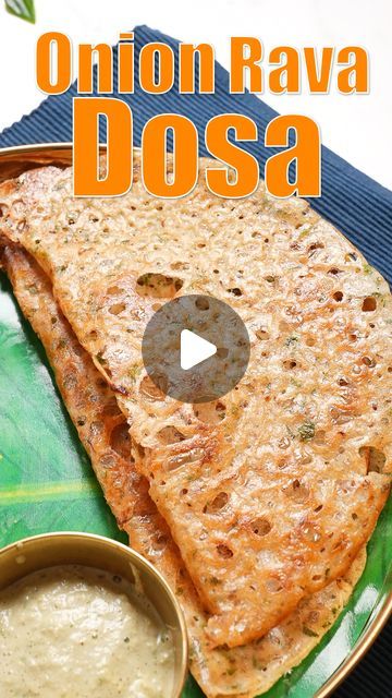 Onion Rava Dosa Recipe, Instant Rava Dosa Recipe, Maida Recipes, Rava Recipes, Rava Dosa Recipe, Instant Dosa Recipe, Plain Dosa, Dosa Recipes, Rava Dosa