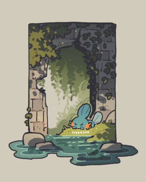 Pokémon Artstyle, Modern Green House, Green House Ideas, Artstyle Ideas, Dungeon Crawler, Arte Indie, Cocoppa Wallpaper, Cartoon Theme, Arte Inspo