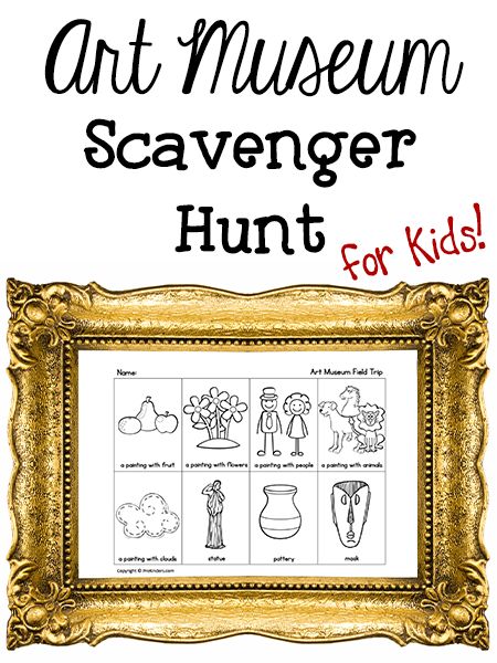 Going to an art museum with kids? Here’s a fun and educational way for kids to explore the art museum. Print out this Art Museum Scavenger Hunt Checklist and have children bring it with them on your next trip. Attach the sheet to a clipboard. Children can look for each item and check it off … Museum Scavenger Hunt, Preschool Scavenger Hunt, Art Museum Architecture, Museum Education, Hunting Art, Round Robin, Scavenger Hunt For Kids, Night At The Museum, Homeschool Art