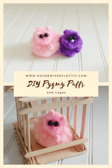 DIY Pygmy Puffs - Housewife Eclectic Diy Paper Art, Cumpleaños Harry Potter, Harry Potter Crafts, Craft For Kids, Crafts For Girls, Origami Art, Fun Diy Crafts, Crafts For Teens, Easy Diy Crafts