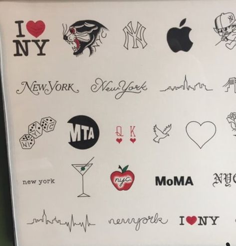 Made In Ny Tattoo, New York Symbols Tattoo, Nyc Related Tattoos, Minimal Nyc Tattoo, Dainty Nyc Tattoo, New Yorker Tattoo, Made In New York Tattoo, Nyc Themed Tattoos, Ny Tatoos