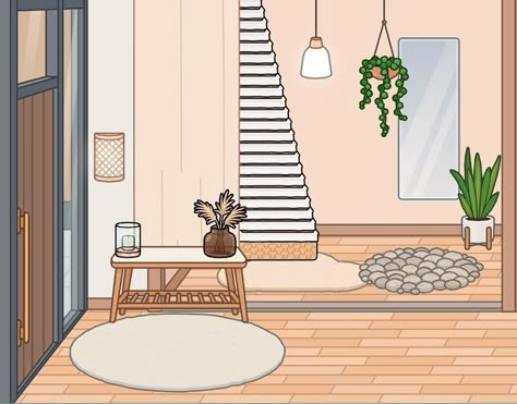 Toca Life World Room Ideas, Toca Boca Hair Salon, Toca Life World Aesthetic Pfp, Bad Room Ideas, Ariana Grande Anime, Toka Boka, Dreamy Decor, Toca Life World, Free House Design