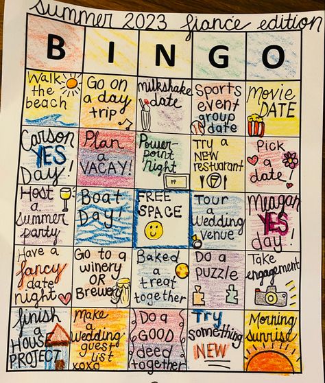 Bucketlist Summer, Summer Bingo, Beach Events, Sports Movie, Teen Summer, Space Wedding, Party Venues, Morning Wedding, Scrapbook Journal