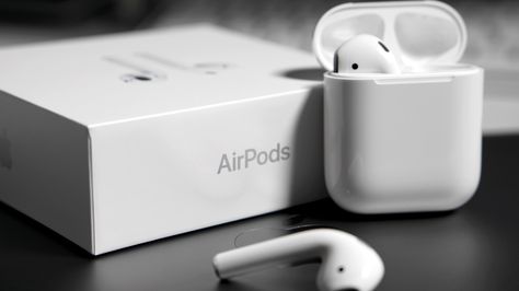 AirPods - Unboxing and Review Airpods Apple, Apple Airpods 2, Electronics Mini Projects, Latest Iphone, Apple Airpods, Bluetooth Headset, Electronics Projects, Bluetooth Headphones, Wireless Earbuds