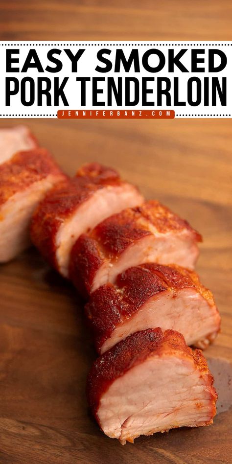 This smoked pork tenderloin recipe is the perfect easy recipe for beginners new to smoking meats. Smoking a pork tenderloin is the best way to make sure you have juicy and tender pork. Pork Tenderloin Recipes Traeger, Pork Tenderloin On Smoker, Smoker Ribs, Smoked Pork Tenderloin Recipes, Best Keto Cheesecake Recipe, Teriyaki Pork Tenderloin, Traeger Cooking, Smoked Pork Tenderloin, Keto Meat