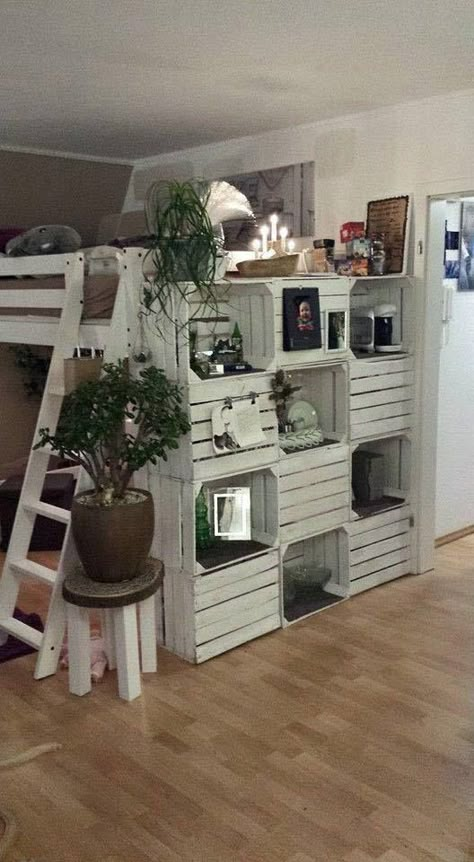 Home Command Center, Design Ložnic, Design Del Prodotto, Bunk Bed, Decor Minimalist, Pallet Furniture, Furniture For Small Spaces, 인테리어 디자인, Furniture Making