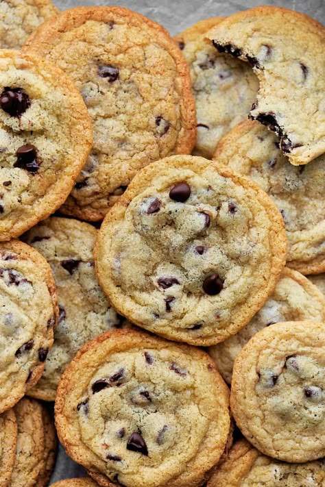 Homemade Chewy Cookies, Chocolate Chip Cookies Crispy Chewy, Best Chocolate Chip Cookie Recipe Crispy, Crispy Edge Chocolate Chip Cookies, Crispy Soft Chocolate Chip Cookies, From Scratch Chocolate Chip Cookies, Easy Crispy Chocolate Chip Cookies, Crispy And Chewy Chocolate Chip Cookies, Homemade Chewy Chocolate Chip Cookies