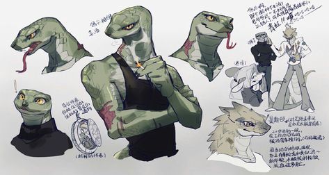 Lizard Man Art, Lizard Oc Art, Salamander Character Design, Lizard Person Character Design, Reptile Fursona, Reptile Character Design, Snake Fursona, Reptile Oc, Animal Human Hybrid Character Design