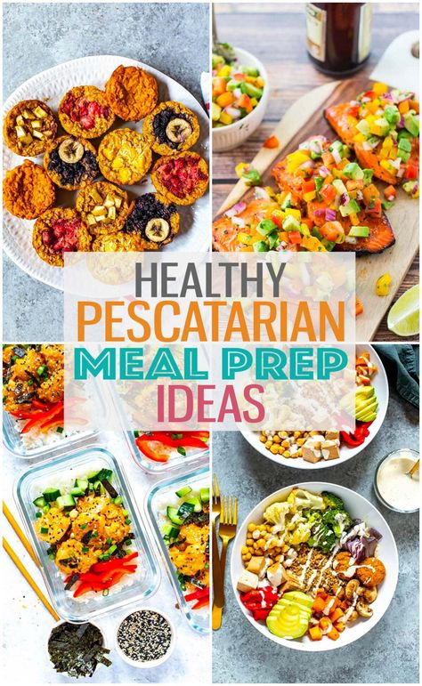 35+ Easy Pescatarian Meals to Meal Prep - The Girl on Bloor Easy Pescatarian Meal Prep, Healthy Pescatarian Meal Prep, Dinner Ideas Pescatarian, Pescatarian Dinners, Pescatarian Dinner Ideas, Pescatarian Dinner, Pescatarian Meal Prep, Pescatarian Meal Plan, Slow Cooker Meal Prep