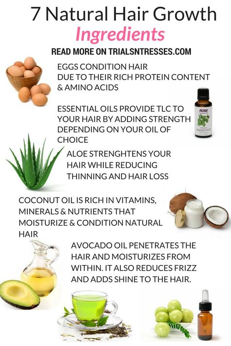 Top 7 Natural hair Growth Ingredients Ingredients For Hair Growth, Hair Growth Ingredients, Hair Growth Cream, Natural Hair Gel, Hair Growth Secrets, Hair Remedies For Growth, Homemade Hair Products, Diy Hair Care, For Hair Growth