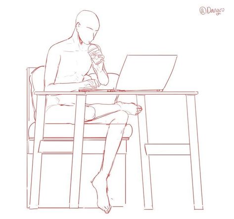 Laptop Art, Drawing Body Poses, Sketch Poses, Body Reference Drawing, Body Pose Drawing, Drawing Templates, Figure Drawing Reference, Body Drawing, Anime Drawings Tutorials