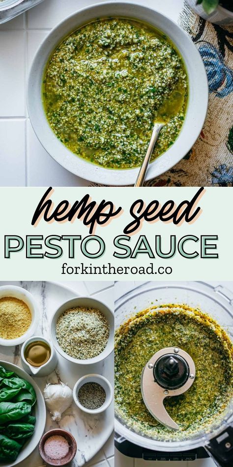 Making Pesto, Hemp Seed Recipes, Nut Free Pesto, Homemade Pesto Recipe, Broccoli Pesto, Arugula Pesto, Pasta Side Dishes, Green Eating, Vegan Pesto