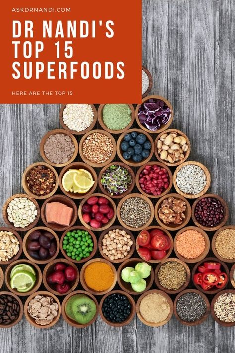 What Are Superfoods? Dr Nandi’s Top 15 Superfoods. Keeping a healthy diet is probably the #1 difficulty for the majority of my patients, and the popular American diet doesn’t make it any easier! The good news is that with superfoods, you can’t go wrong.You’ve probably heard the term “superfood” used quite a bit in the health food world, but what does it actually mean? Learn more here! Organic Foods List, What Are Superfoods, 5 Superfoods, Skin Superfoods, List Of Superfoods, Healthy Food Recipies, Healthy Foods To Make, Healthy Cook Books, Low Glycemic Foods