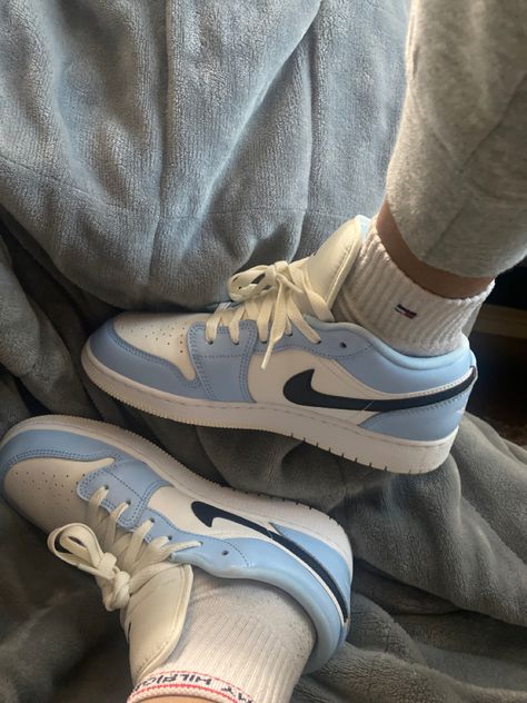 Air Jordan Ice Blue, Jordan Low Ice Blue, Jordan 1 Ice Blue, Blue Low Jordans, Air Jordan 1 Ice Blue Outfit, Air Jordan 1 Low Ice Blue, White And Blue Sneakers, Jordan 1 Low Ice Blue, Ice Blue Jordans