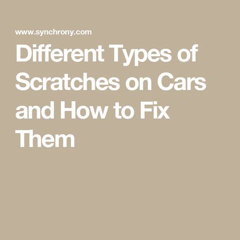 Different Types of Scratches on Cars and How to Fix Them Car Scratches, Polishing Compound, Sharp Objects, Metal Panels, Car Care, Paint Job, Car Wash, The Body Shop, Fix It