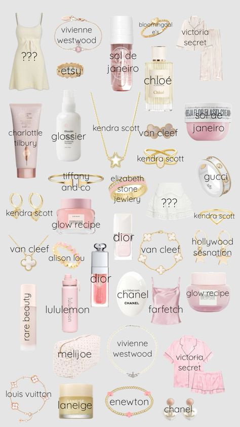 Aesthetic Christmas Wishlist, Christmas Wishlist Aesthetic, Wishlist Aesthetic, Christmas Wishlist Ideas, Xmas List Ideas, 100 Aesthetic, Girly Christmas Gifts, Makeup Beauty Room, Wishlist Ideas