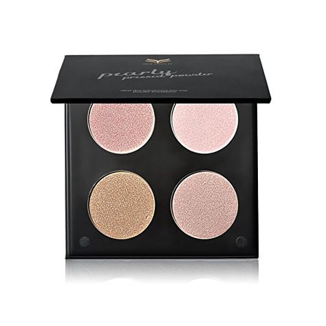 Tanali Contour Highlighter Powder Palette -4 Color Matte Glitter Foundation Face Makeup Compact Set (#2) Brighten Whites, Highlighter Powder, Bronzer Palette, Powder Palette, Glitter Eyeshadow Palette, Concealer Palette, Beauty Treats, Concealer Makeup, Cream Contour