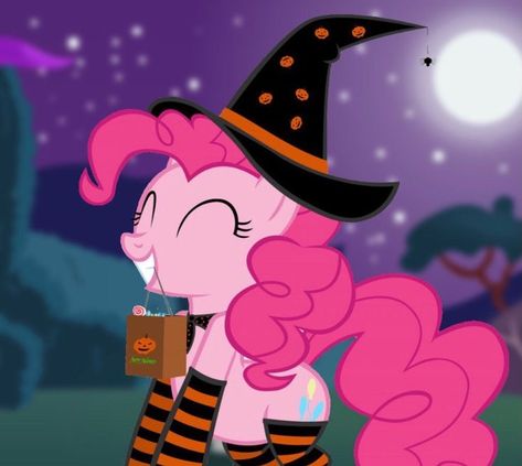 Mlp Halloween Wallpaper, Mlp Halloween Icons, Pinkie Pie Halloween Costume, Cartoon Halloween Pfp, Mlp Halloween Pfp, Pink Halloween Pfp, Halloween My Little Pony, Pinkie Pie Wallpaper, Meli Core