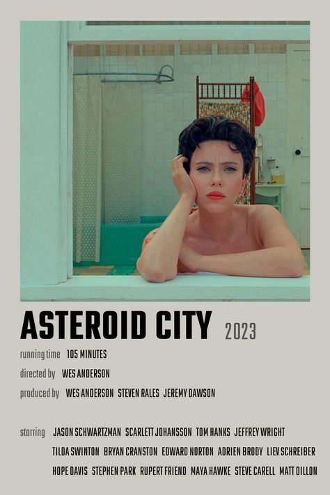 Wes Anderson Movies Posters, Wes Anderson Poster, West Anderson, Hope Davis, Black Movies, Asteroid City, Rupert Friend, Prime Movies, Wes Anderson Movies