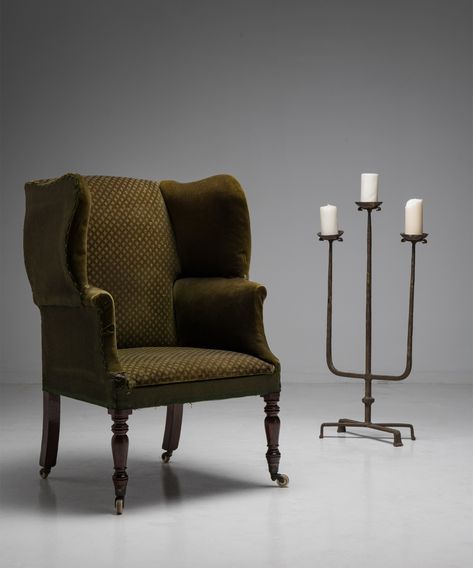 William IV Wing Armchair :: Obsolete Wing Armchair, William Iv, Winged Armchair, North Country, Upholstery, Spain, England, Living Room, The Originals