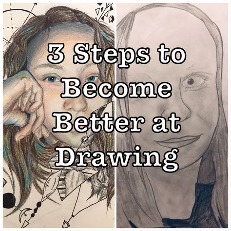 How to become better at drawing in 3 steps. Do you find yourself wanting to be a better artist but you don't know where to start? How To Sketch What You See, How To Draw Exactly What You See, Tips To Draw Better, How To Become Artist, How To Be A Good Artist, How To Become A Artist, How To Make Meaningful Art, How To Capture Likeness Drawing, How To Start Drawing Again