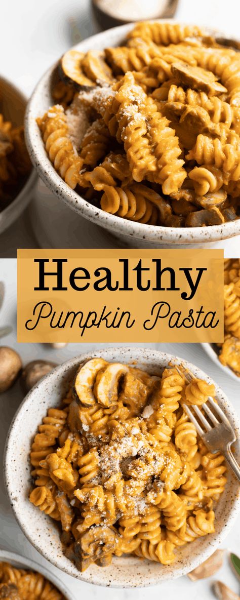 Pumpkin Pasta Recipes Healthy, Pumpkin Pasta Healthy, Pumpkin Pasta Recipes, Pumpkin Pasta Recipe, Gluten Free Gingerbread, Pumpkin Pasta, Best Pasta Recipes, Delicious Cream, Yummy Pasta Recipes