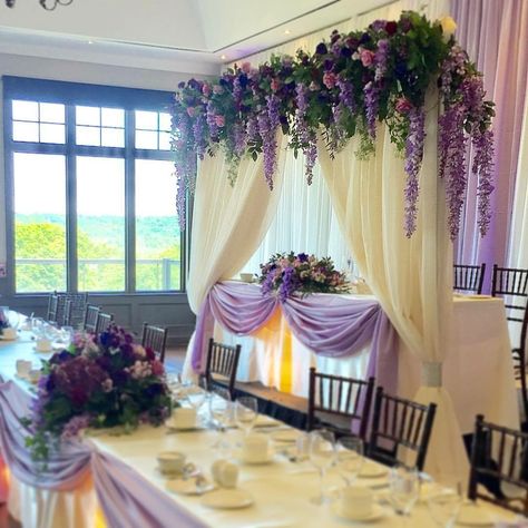 Purple Wisteria Wedding Backdrop, Wisteria Quinceanera Theme, Wisteria Photo Backdrop, Tangled Proposal, Wisteria Bedroom Decor, Wisteria Decorations, Wisteria Wedding Arch, Purple Wisteria Wedding, Wisteria Wedding Colors