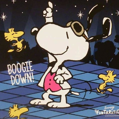 Boogie Down! Snoopy Music, Peanuts Quotes, Peanut Gallery, Snoopy Dance, Charlie Brown And Friends, Woodstock Peanuts, Woodstock Snoopy, Snoopy Dog, Brown And Friends