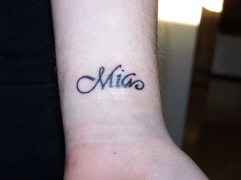 My Nieces Tat.. for her Mia Mia Name Tattoo, Mia Tattoo Name, Name Tattoo, Name Tattoos, Tatting, Tattoo Quotes, Tattoo Ideas, Toyota, My Style