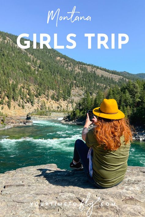 Montana Girls Trip, Western Montana, Kalispell Montana, Girls Trips, Vision Book, Girlfriends Getaway, Outdoor Vacation, Senior Trip, Girls Getaway