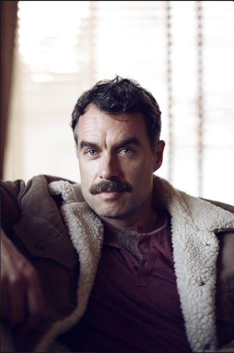 Murray Bartlett, TV series, Looking Murray Bartlett, Moustache Style, Moustaches Men, Mustache Styles, Mustache Men, Shiny Jacket, Bear Man, Australian Actors, Men's Hairstyles