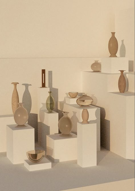 Pottery Display, Still Life Artists, Exhibition Display, Pottery Studio, Window Display, Life Photography, Exhibition Design, Still Life Photography, Concept Store