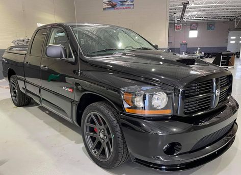 Dodge Ram SRT10 Viper Truck Night Runner Special Edition Srt10 Truck Ram Srt 10, Jacked Up Ram Trucks, Dodge Ram Srt 10, Dropped Ram, 1989 Dodge Ram, Ford Lightning, Chevrolet Ss, 1985 Dodge Ram Truck, Dodge Trucks