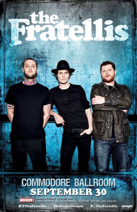 Fratellis The Fratellis Poster, The Fratellis, Red Cat, Ballroom, Band, Movie Posters, Music, Quick Saves, Film Posters