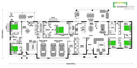 Koru 428 with Granny Flat Home Design | Stroud Homes New Zealand Homes With Guest House, Next Gen House Plans, House With Granny Flat, Granny Pods Floor Plans, In Law Suites, Granny Flat Plans, Stroud Homes, Multigenerational House Plans, Multigenerational House