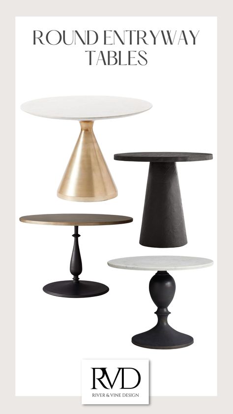 Round pedestal entryway tables . #shopltk, #shopltkhome, #shoprvd, #entrytable, #roundentrytable, #pedestaltable Large Round Entry Table, Foyer With Round Table Entry Ways, Black Round Entry Table, Small Round Entryway Table, Round Entry Tables, Circular Entry Table, Entry Way Round Table, Foyer With Round Table, Entryway Round Table Decor